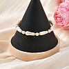 Natural Cultured Freshwater & Baroque Keshi Pearl Beaded Stretch Bracelets for Women BJEW-JB13944-2
