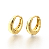 Brass Chunky Hoop Earrings for Women X-EJEW-G297-20G-3