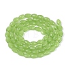 Imitation Jade Glass Beads Strands GLAA-N071-01A-B03-2