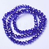 Electroplate Glass Beads Strands EGLA-A044-T1mm-A06-2