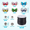 DIY Butterfly Bracelet Making Kit DIY-TA0004-90-11