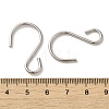 Non-Tarnish 304 Stainless Steel S-Hook Clasp STAS-C085-03D-P-3