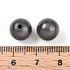 Spray Painted Acrylic Beads MACR-Q154-10mm-N05-3