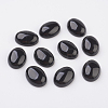 Natural Obsidian Flat Back Cabochons X-G-G741-30x40mm-20-1