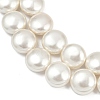 Electroplated Shell Pearl Beads Strands BSHE-G027-13E-4