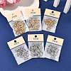 SHEGRACE Brass Spring Gate Rings XGRQ58793-761G-5
