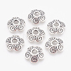 Antique Silver Alloy Bead Caps PALLOY-G131-55AS-AAA-1