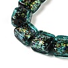 Handmade Dichroic Foil Glass Beads Strands DICH-U001-07D-3