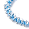 Round Glass Seed Braided Bead Bracelets BJEW-MZ00088-01-3