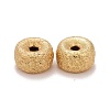 Brass Textured Beads KK-M229-75G-1