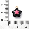 Alloy Enamel Charms ENAM-E362-08B-3