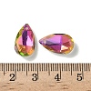 Faceted Teardrop Glass Pendants GLAA-O008-A31-3