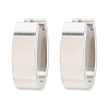 201 Stainless Steel Hoop Earrings EJEW-T056-03P-05-4