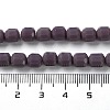 Opaque Glass Beads Strands GLAA-G112-03J-4