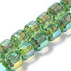 Electroplate Glass Beads X1-EGLA-D030-19K-1