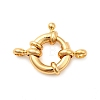 Brass Spring Ring Clasps KK-D407-01G-C-1
