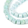 Anti-Tarnish Electroplate Glass Beads Strands LS-GLAA-T025-4mm-10B-3