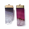 Natural Agate Pendants G-Q998-039A-2