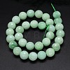 Glass Imitation Myanmar Jade Beads Strands G-O094-12-4mm-1-3