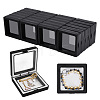 Square Transparent PE Thin Film Suspension Jewelry Display Boxes CON-WH0086-255-1