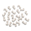 Tarnish Resistant 304 Stainless Steel Letter Charms STAS-O072-J-2
