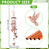 Aluminium Hummingbird Wind Chime AJEW-WH0481-677-2