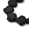 Dyed Natural Lava Rock Beads Strands G-A264-A04-01C-3