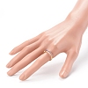 Adjustable Glass Seed Beads Finger Rings RJEW-JR00350-5