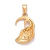 Ion Plating(IP) 304 Stainless Steel Pendants LS-STAS-D165-14G-06-2