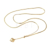 304 Stainless Steel Pendant Necklaces NJEW-D343-03G-2