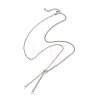 304 Stainless Steel Cable Chain Twisted Chain Slider Necklace Making AJEW-JB01512-02-1