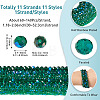 11 Strands 11 Styles Electroplate Glass Beads Strands EGLA-TA0003-01A-4