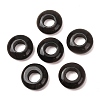 Natural Silver Sheen Obsidian European Beads G-C134-01H-1