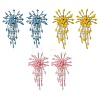 Glass Seed Beads Stud Earrings for Women EJEW-MZ00760-2
