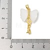 Real 18K Gold Plated Rack Plating Brass Pendants KK-Q009-06G-07-3