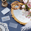 12Pcs 10-Hole Acrylic Earring Display Cards EDIS-OC0001-10C-4