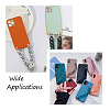 Fashewelry 12Pcs 6 Colors Acrylic & CCB Plastic Curb Chain Phone Case Chain HJEW-FW0001-01-7