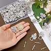 40Pcs Sets Alloy Toggle Clasps TIBE-FH0001-27-3
