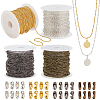 DIY Iron Ball Chains Keychain Tag Chains Making Kit DIY-PH0021-81-1