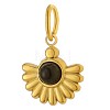 304 Stainless Steel & Natural Gemstone Beaded Charms STAS-OY009-30G-8