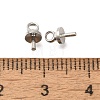 Brass Cup Pearl Peg Bails Pin Pendants KK-H506-10B-P-3