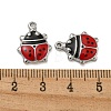 304 Stainless Steel Enamel Pendants STAS-Z081-03P-02-3