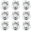 10Pcs Alloy Bag Tuck Lock Clasps FIND-YW0010-92P-1