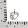 304 Stainless Steel Charms SA-CBA4CE0-17P-3
