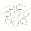 Brass Half Hoop Earrings KK-R112-040-NF-1