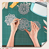 Carbon Steel Cutting Dies Stencils DIY-WH0309-2728-4