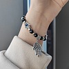 Alloy Turkiye Hamsa Hand Pendant Bracelets XI4763-5-1