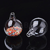 Handmade One Hole Blown Glass Globe Bottles BLOW-T001-01D-2