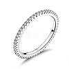 Anti-Tarnish Rhodium Plated 925 Sterling Silver Finger Rings RJEW-FF0008-008P-17mm-1