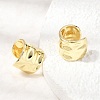 Brass Chunky Cuff Earrings EJEW-C186-11G-2
